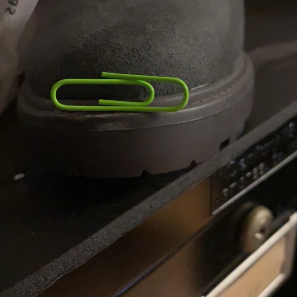 Justfab BLACK or GRAY Ankle Boots with Sweater Cuff - Picture 11 of 15